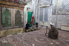 مراسم جز خوانی مجازی در امام زاده ها