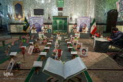 مراسم جز خوانی مجازی در امام زاده ها