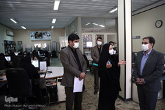 بازدید طاهر موهبتی، مدیرعامل سازمان بیمه سلامت ایران از ایکنا