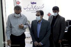بازدید طاهر موهبتی، مدیرعامل سازمان بیمه سلامت ایران از ایکنا