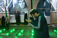 مراسم شب قدر در گلزار شهدای وادی رحمت تبریز