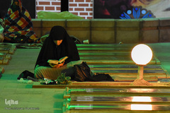 مراسم شب قدر در گلزار شهدای وادی رحمت تبریز