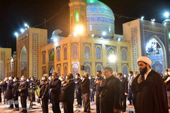 احیای شب بیست و یکم ماه مبارک رمضان در امامزاده حسین بن موسی الکاظم(ع) طبس