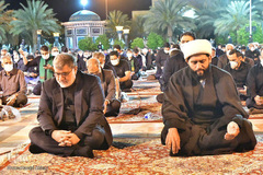 احیای شب بیست و یکم ماه مبارک رمضان در امامزاده حسین بن موسی الکاظم(ع) طبس