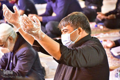 احیای شب بیست و یکم ماه مبارک رمضان در امامزاده حسین بن موسی الکاظم(ع) طبس