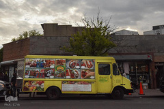 کامیون حاوی محموله غذای حلال رایگان در منطقه «بدفورد» واقع در نیویورک آمریکا

