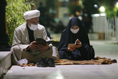 احیای شب قدر در گلزار شهدای قم