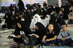 مراسم احیای شب بیست و سوم ماه رمضان در یزد