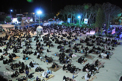 مراسم احیای شب بیست و سوم ماه رمضان در یزد