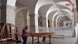 آغاز عملیات ترمیم مسجد اموی حلب