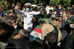 تشییع و خاکسپاری شهید «عادل قاسم‌زاده» در شهرستان اهر