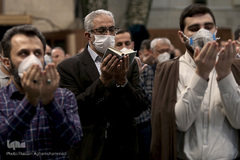 اقامه نماز عید سعید «فطر» به امامت حجت‌الاسلام والمسلمین مصطفی رستمی، رئیس نهاد نمایندگی مقام معظم رهبری در دانشگاه ها در مسجد دانشگاه تهران