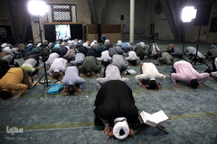 اقامه نماز عید سعید «فطر» به امامت حجت‌الاسلام والمسلمین مصطفی رستمی، رئیس نهاد نمایندگی مقام معظم رهبری در دانشگاه ها در مسجد دانشگاه تهران