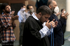 اقامه نماز عید سعید «فطر» به امامت حجت‌الاسلام والمسلمین مصطفی رستمی، رئیس نهاد نمایندگی مقام معظم رهبری در دانشگاه ها در مسجد دانشگاه تهران