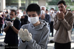 اقامه نماز عید سعید «فطر» به امامت حجت‌الاسلام والمسلمین مصطفی رستمی، رئیس نهاد نمایندگی مقام معظم رهبری در دانشگاه ها در مسجد دانشگاه تهران