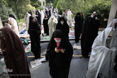 اقامه نماز عید سعید «فطر» به امامت حجت‌الاسلام والمسلمین مصطفی رستمی، رئیس نهاد نمایندگی مقام معظم رهبری در دانشگاه ها در مسجد دانشگاه تهران