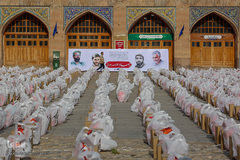 مرحله سوم توزیع کمک های مومنانه در قزوین