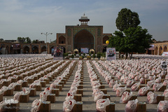 مرحله سوم توزیع کمک های مومنانه در قزوین