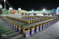 تهیه و توزیع ۱۰۰۰ بسته معیشتی بسیج دانشجویی قم