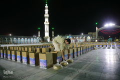 تهیه و توزیع ۱۰۰۰ بسته معیشتی بسیج دانشجویی قم