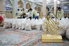 تهیه و توزیع ۱۰۰۰ بسته معیشتی بسیج دانشجویی قم