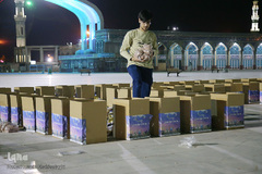 تهیه و توزیع ۱۰۰۰ بسته معیشتی بسیج دانشجویی قم