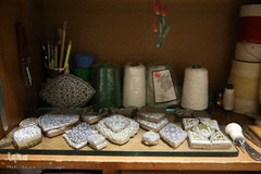 کارگاه هنری صحافی قرآن کریم حرم حضرت معصومه(س)