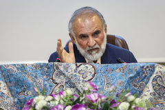  محسن‌ میرباقری، استاد دانشگاه و قرآن‌پژوه در رونمایی از کتاب «راز سر به مهر موفقیت»