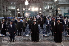 دومین مرحله رزمایش مساوات و همدلی ستاد اجرایی فرمان امام(ره) در مرقد مطهر حضرت امام خمینی(ره)