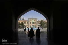 حجره طلبگی امام خمینی در مدرسه فیضیه قم