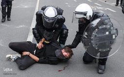 اعتراضات مردم شهر بروکسل، پایتخت بلژیک در محکومیت قتل«جورج فلوید» شهروند سیاهپوست این کشور توسط پلیس نژادپرست  آمریکا