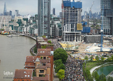 اعتراضات مردم شهر لندن، پایتخت بریتانیا در محکومیت قتل«جورج فلوید» شهروند سیاهپوست این کشور توسط پلیس نژادپرست  آمریکا