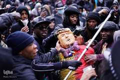 اعتراضات مردم شهر لندن، پایتخت بریتانیا در محکومیت قتل«جورج فلوید» شهروند سیاهپوست این کشور توسط پلیس نژادپرست  آمریکا