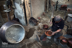 هنر چکش کاری روی مس