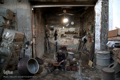 هنر چکش کاری روی مس