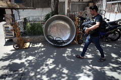 هنر چکش کاری روی مس