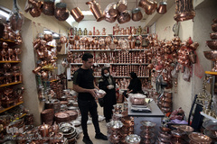 هنر چکش کاری روی مس