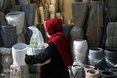 بازار گل شهید محلاتی در روز ملی گل