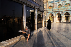 حرم علی بن مهزیار اهوازی در روزهای کرونایی