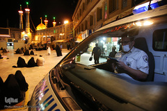 مراسم احیای شب نوزدهم ماه مبارک رمضان با توجه به شیوع ویروس کرونا و عدم حضور زائران در بارگاه مطهر حضرت معصومه (س)