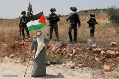 تظاهران صدها فلسطینی خشمگین از طرح الحاق بخش‌هایی از کرانه باختری به مناطق اشغالی رژیم صهیونیستی در سومین سالروز «نکسه»(شکست)  