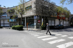 تعطیلی واحدهای صنفی بدلیل شیوع بیماری کرونا در مشهد مقدس