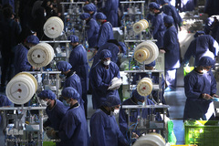 افتتاح بزرگترین کارخانه تولید ماسک غرب خاورمیانه در اشتهارد