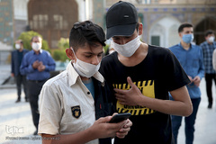 اولین روز بازگشایی بارگاه منور حضرت عبدالعظیم حسنی(ع) پس از تعطیلی ۷۰روزه کرونایی