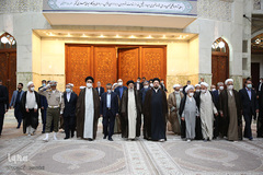 تجدید میثاق رئیس و کارکنان قوه قضائیه با آرمان های امام خمینی(ره)