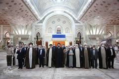 تجدید میثاق رئیس و کارکنان قوه قضائیه با آرمان های امام خمینی(ره)