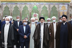 تجدید میثاق رئیس و کارکنان قوه قضائیه با آرمان های امام خمینی(ره)