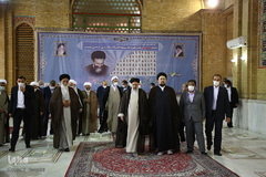 تجدید میثاق رئیس و کارکنان قوه قضائیه با آرمان های امام خمینی(ره)