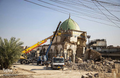 عملیات بازسازی مسجد تاریخی موصل «النوری» با مشارکت یونسکو