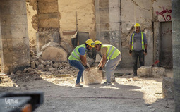 عملیات بازسازی مسجد تاریخی موصل «النوری» با مشارکت یونسکو